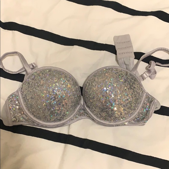 🌺🌺H&M Silver Sequin Bra - Picture 2 of 4